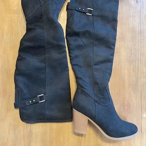 Heeled over the knee boots